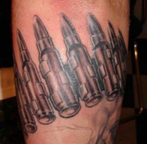 Bullet Belt Tattoo