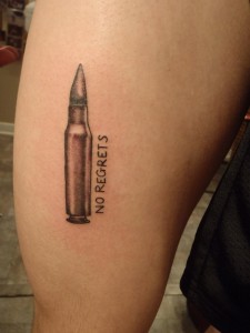 Bullet Tattoos for Men