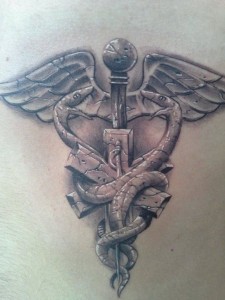 Caduceus Tattoo