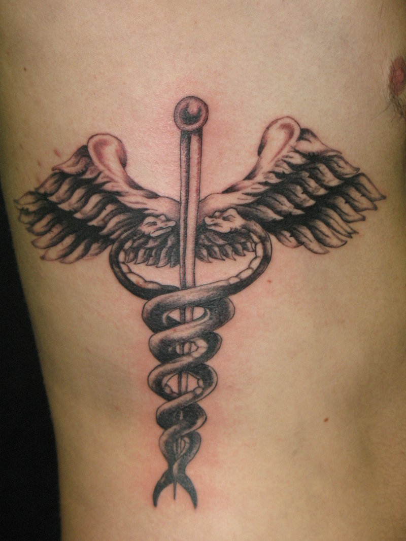 Caduceus Tattoos Designs, Ideas and Meaning | Tattoos For You