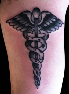 Caduceus Tattoos