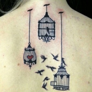 Caged Bird Tattoos