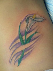 Calla Lily Flower Tattoo Designs