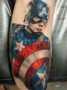 Captain America Tattoo Images