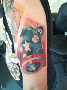 Captain America Tattoo Pictures