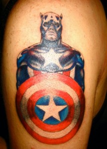 Captain America Tattoos