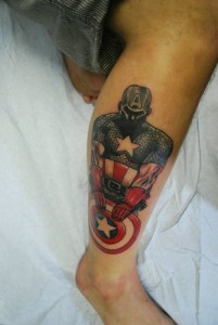 Captain America Tattoos for Women