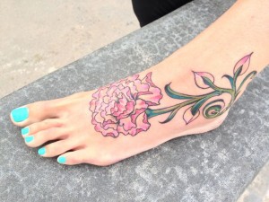 Carnation Flower Tattoos