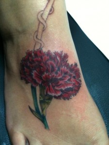 Carnation Tattoo Images