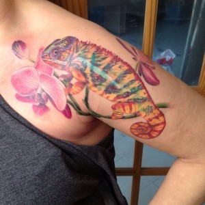 Chameleon Tattoo Pictures