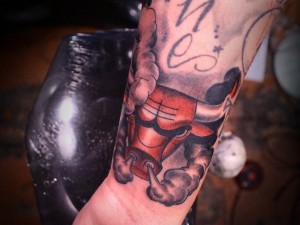 Chicago Bulls Tattoo Sleeve