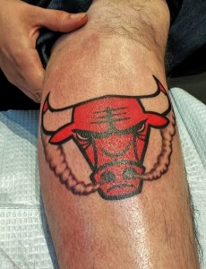 Chicago Bulls Tattoo for Girls