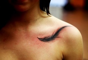 Collarbone Tattoo