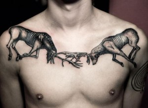 Collarbone Tattoo Men