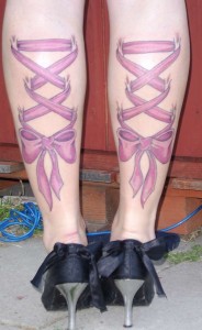 Corset Bow Tattoo