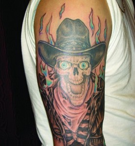 Cowboy Tattoo Sleeve