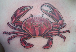 Crab Tattoo Designs