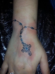 Cross Bracelet Tattoo