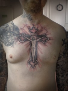  Crucifix Tattoo Pictures