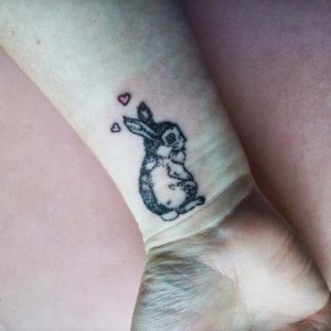 Cute Bunny Tattoo