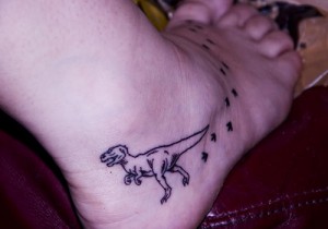 Cute Dinosaur Tattoo