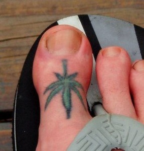 Cute Marijuana Tattoos