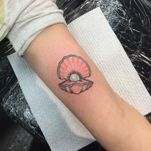 Cute Seashell Tattoos