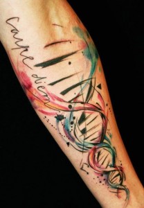DNA Helix Tattoo