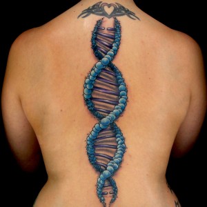 DNA Tattoo Spine