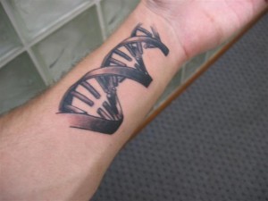 DNA Tattoo Wrist