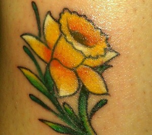 Daffodil Tattoo Designs