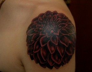 Dahlia Tattoo Images