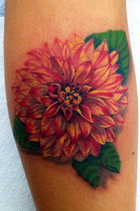 Dahlia Tattoos Designs, Ideas and Meaning | Tattoos For You