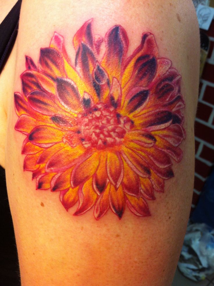 Dahlia Tattoos Designs, Ideas and Meaning | Tattoos For You