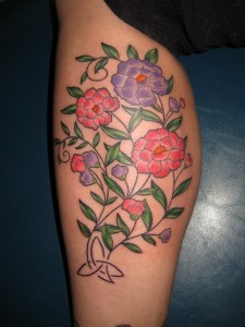 Dainty Flower Tattoos