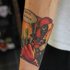 Deadpool Tattoo Sleeve