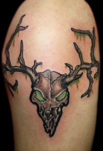 Deer Skull Tattoos for Men