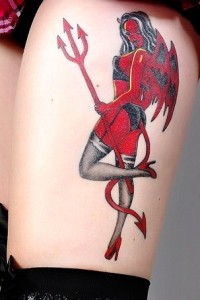 Devil Girl Tattoo