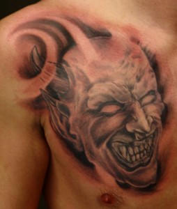 Devil Head Tattoo