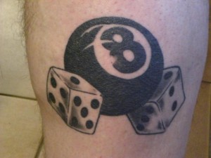 Dice Tattoo Design