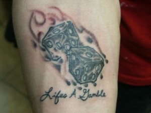 Dice Tattoos for Men