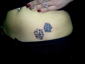 Dice Tattoos for Women