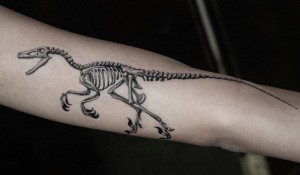 Dinosaur Skeleton Tattoo