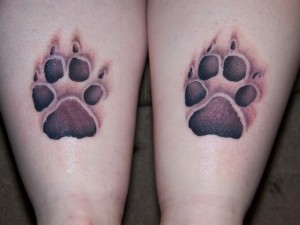 Dog Paw Print Tattoo Designs