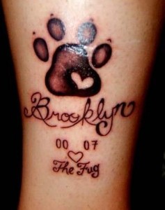 Dog Paw Print Tattoo Pictures