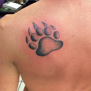 Dog Paw Prints Tattoo