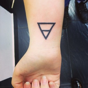 Earth Symbol Tattoo