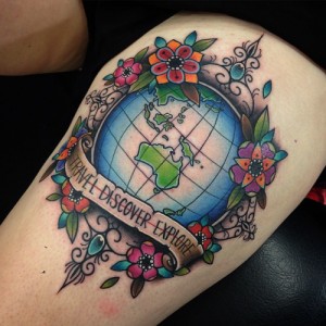 Earth Tattoo Images