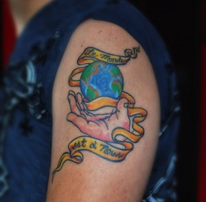 Earth Tattoo Sleeve