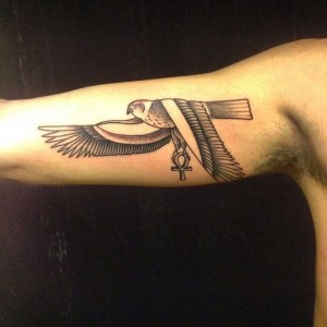 Egyptian Falcon Tattoo